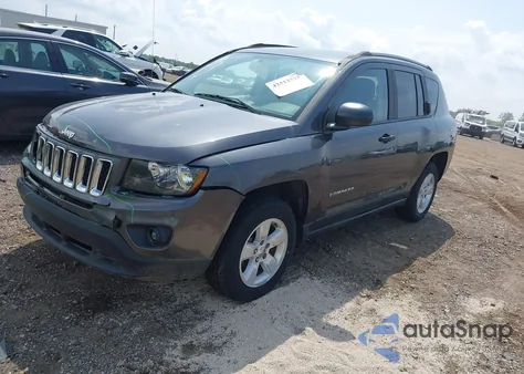 2017 Jeep Compass Sport Fwd из США, поврежденный, VIN 1C4NJCBA6HD134218